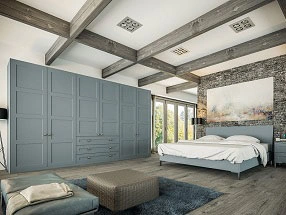 Aldridge Bedroom in Matt Denim