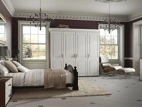York Bedroom in Satin White