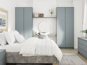 Chelsea Bedroom in Supermatt Mood Grey