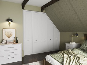 Helmsley Bedroom in Supermatt White
