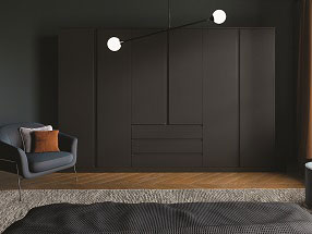 Knebworth Bedroom in Matt Black