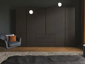 Knebworth Bedroom in Matt Black
