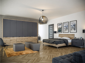 Integra Bedroom in Matt Graphite