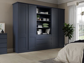 Elland Bedroom in Supermatt Indigo Blue