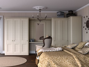 Cambridge Bedroom in Oakgrain Cream