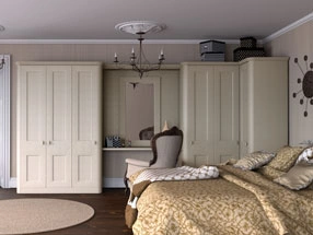 Cambridge Bedroom in Oakgrain Cream