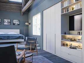 Integra Bedroom in Oakgrain Grey