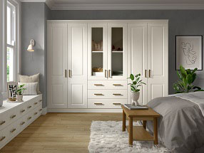 Harlem Bedroom in Paint Flow Matt White