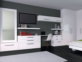 Wardrobe with matching chest sales of drawers