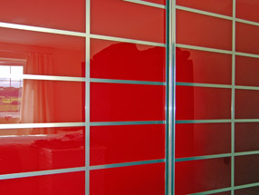 Red Multipanel Sliding Doors