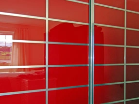 Red Multipanel Sliding Doors