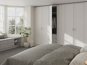 Shaker Bedroom in Matt Dove Grey