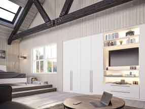Bedroom in Supermatt White