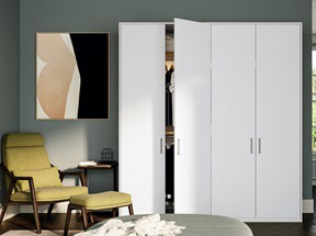 Bedroom in Valore Linear White