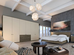 Bedroom in Valore Cashmere (smooth)