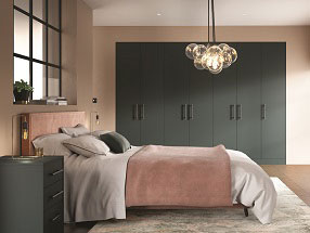 Serica Bedroom in Serica Matt Kombu Green