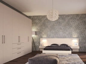 Bedroom in Supermatt Cashmere