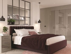 Acrylic Ultragloss Bedroom in Acrylic Ultragloss Stone Grey