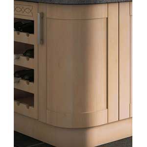 Shaker Curved Kitchen Door Custom Made