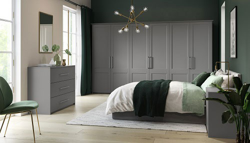 Vinyl Wrapped Bedroom Doors