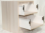 Made to Measure 2-Drawer Bedside Chest showing Drawers