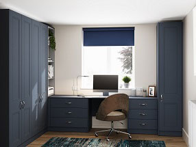 Office in Matt Colonial Blue
