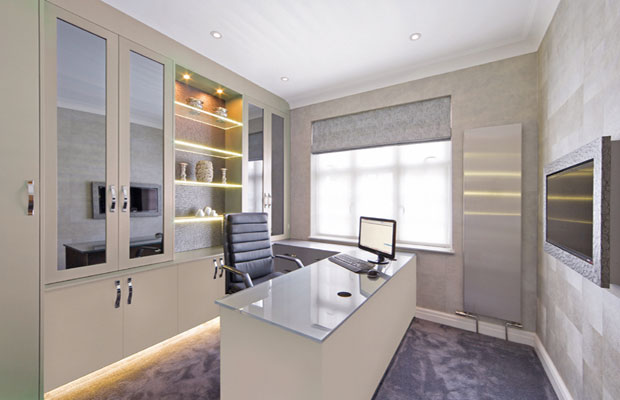 alabaster home office