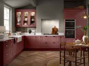 Richmond Kitchen in Supermatt Rusty Red