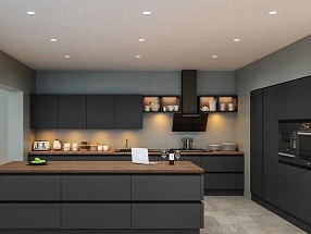 SUPERMATT Kitchen in Supermatt Graphite