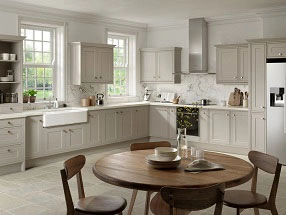 Tullymore Kitchen in Supermatt Taupe Grey