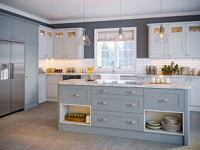 Aldridge Kitchen in Supermatt Denim