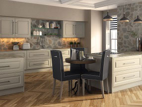 Palermo Kitchen in Oakgrain Mussel