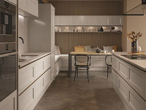 Inrail Richmond Kitchen in Matt Pebble