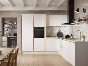 SUPERMATT Kitchen in Supermatt White