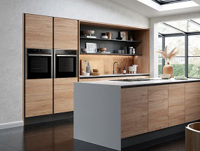 VALORE Kitchen in Valore Warm Walnut and Valore Anthracite (Smooth)